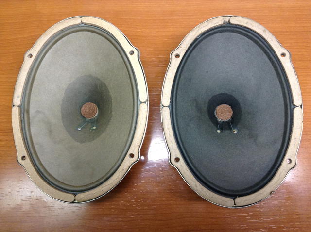 50's 西ドイツ グルンディッヒ 17.5cm x 12.5cm 楕円スピーカーを入手