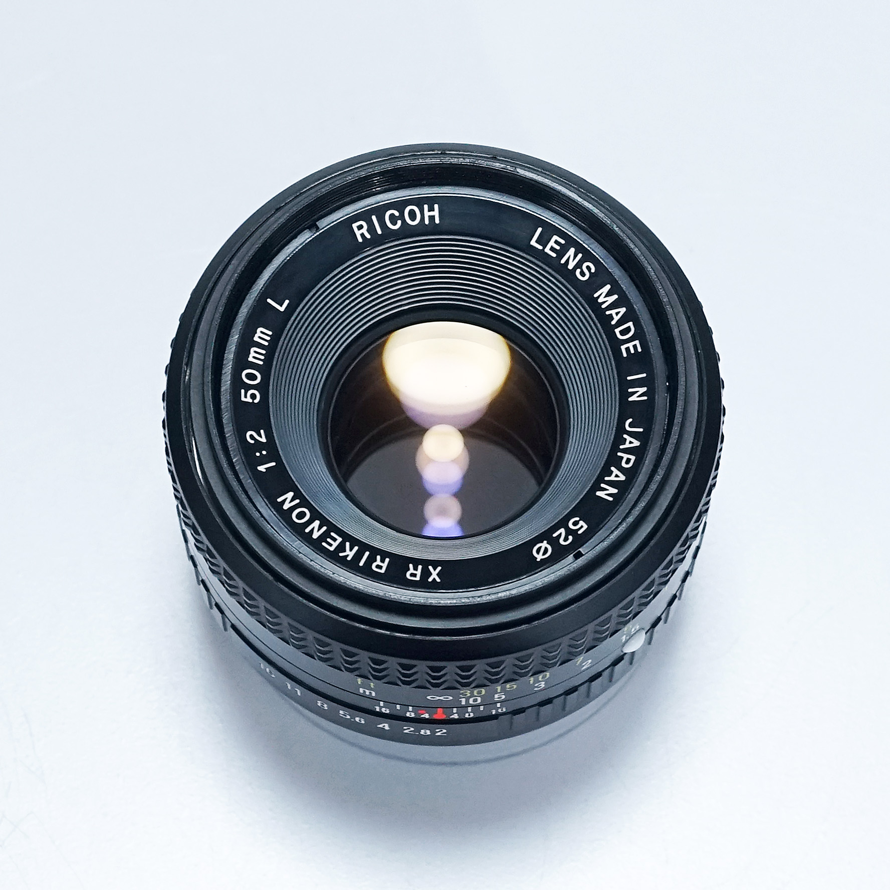 売り切れ RICOH XR RIKENON 50mm F2 L（中古 Kマウント オールドレンズ