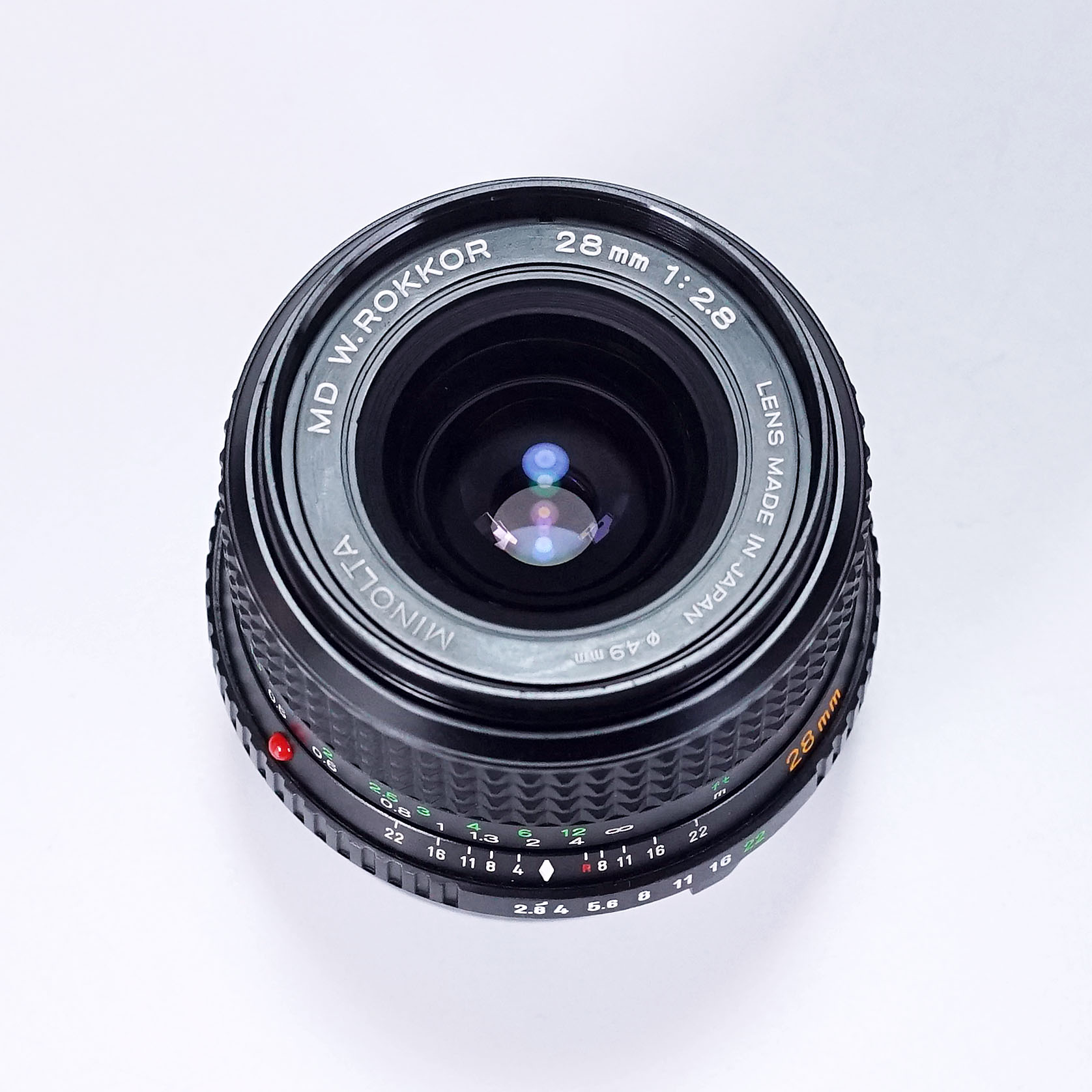 MINOLTA MD W.ROKKOR 28mm F2.8 ¥13,800（中古 SRマウント オールド