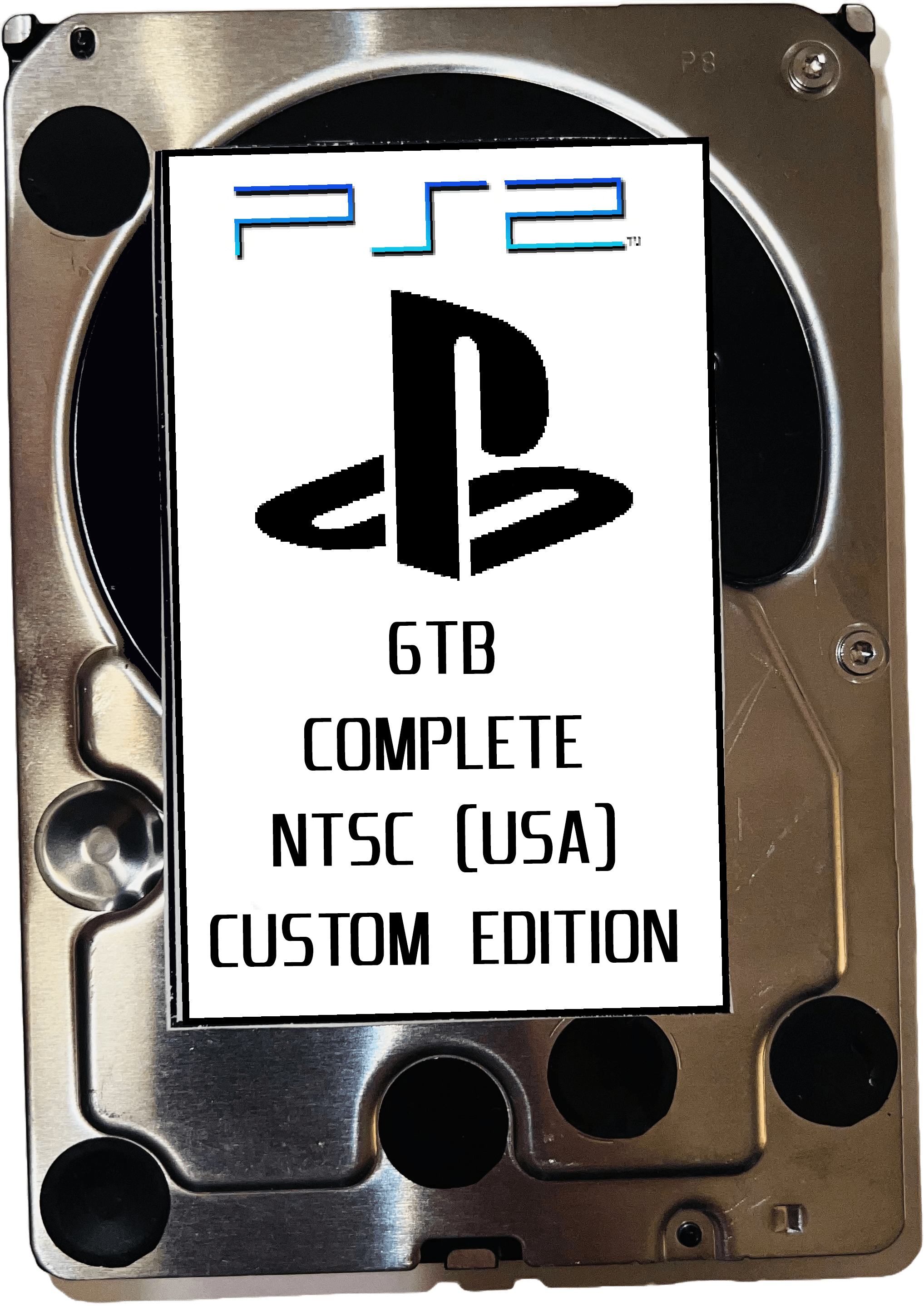 Playstation 2 (PS2) – 6TB HDD – Complete USA Game Set – Retro