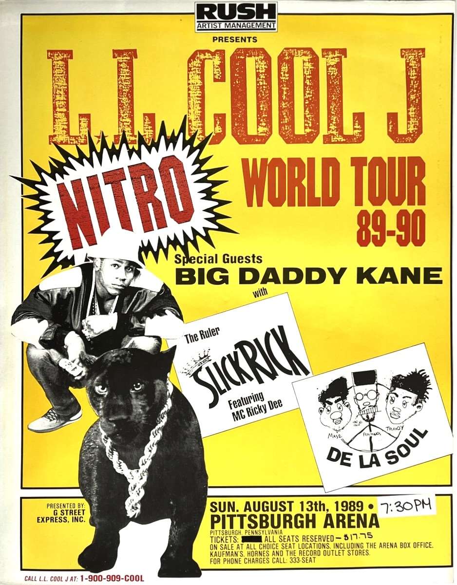 LL Cool J / Slick Rick / De La Soul – 1989 Nitro World Tour