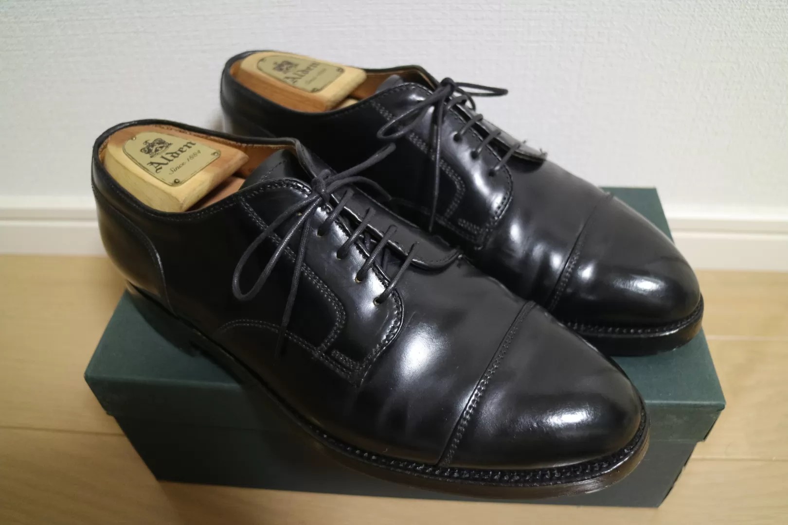 Alden 2161】オールデンストレートチップ コードバン｜経年変化