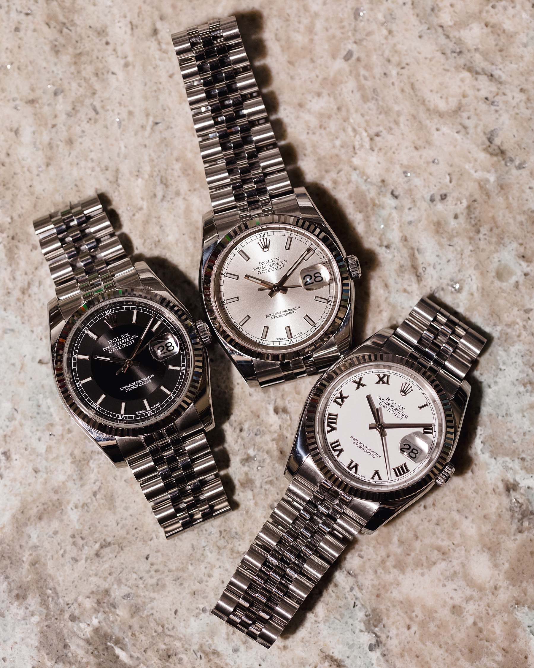 Rolex Datejust ref # 116234 SS/18K WG Hidden Clasp circa 2005