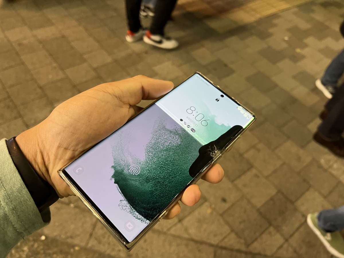 Galaxy S22 Ultraのジャンク品を購入しました。なぜあえてディスプレイ
