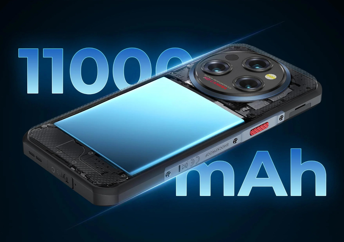 OUKITEL WP35 S － 薄型で個性的なデザインのタフネススマホに低価格版