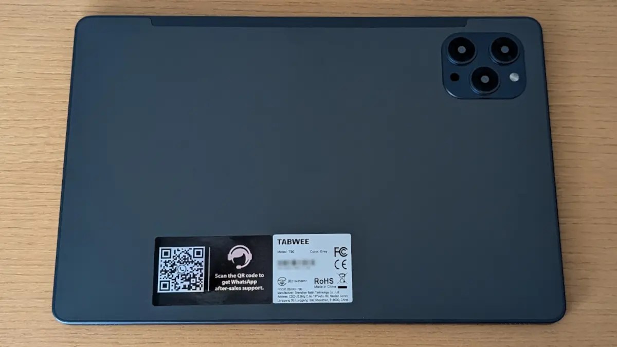 Tabwee T90 レビュー － Blackview系列のエントリータブレット