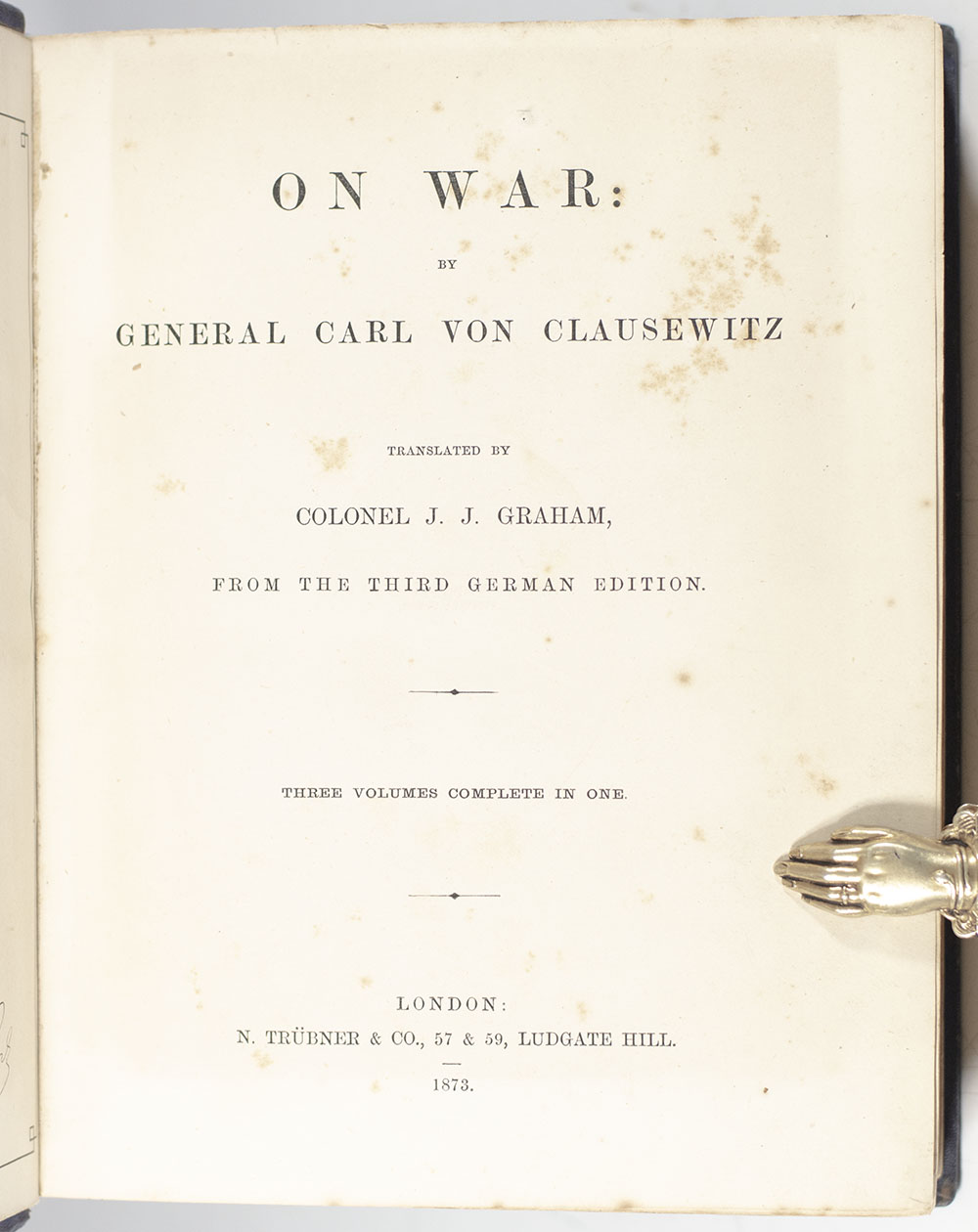 On War. - Raptis Rare Books | Fine Rare and Antiquarian First