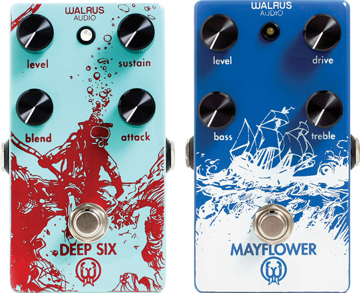 Walrus Audio Deep Six and Mayflower; Celestial Effects' Cancer Wah