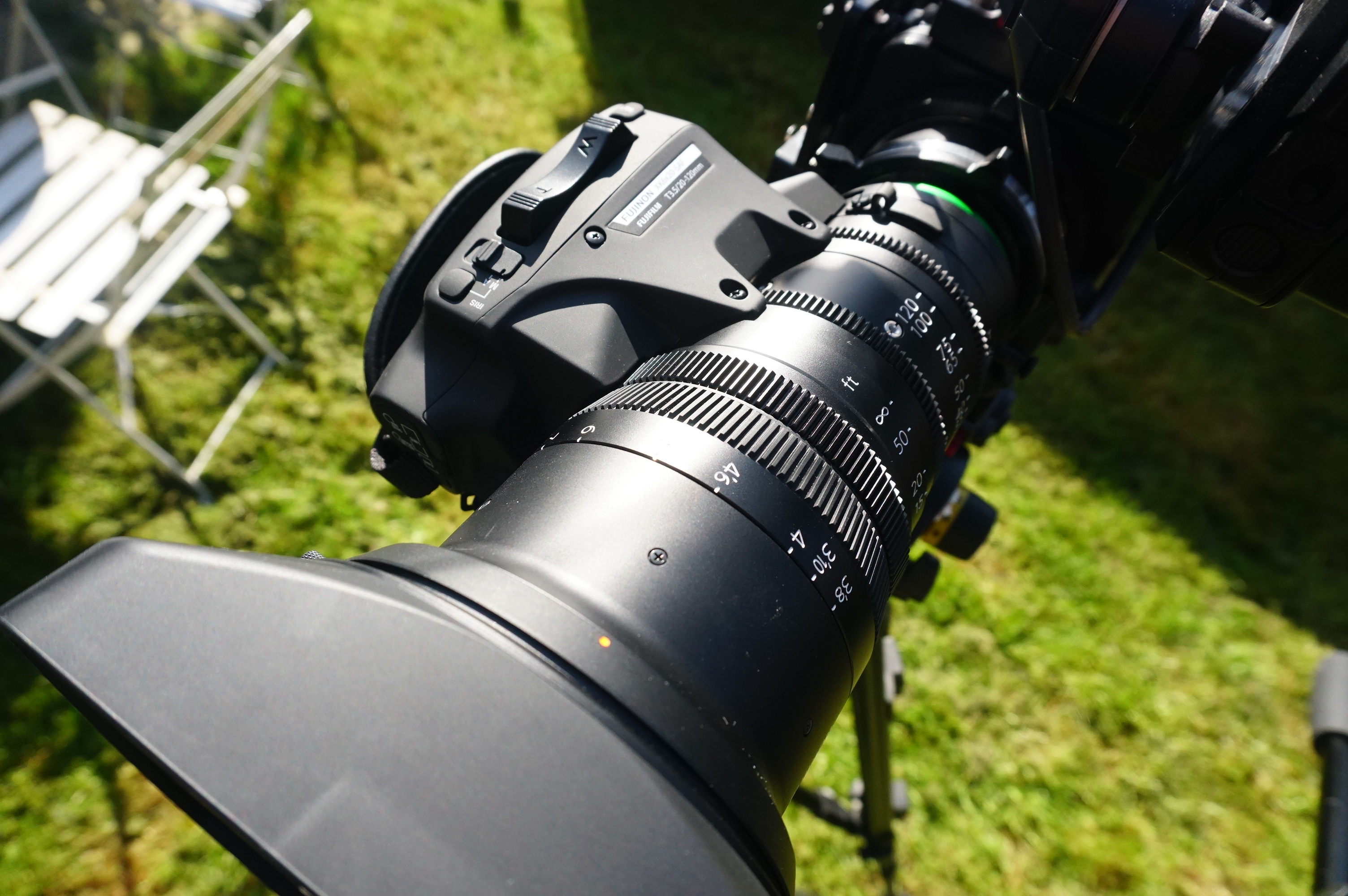 The Fujinon Cabrio XK6x120 alongside the MK 18-55. | XDCAM-USER