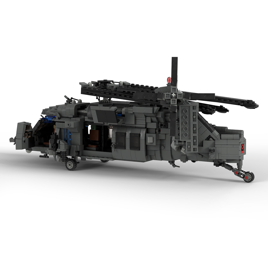 MOC-136938 HH-60W Jolly Green II Military | Medievalbrick.com