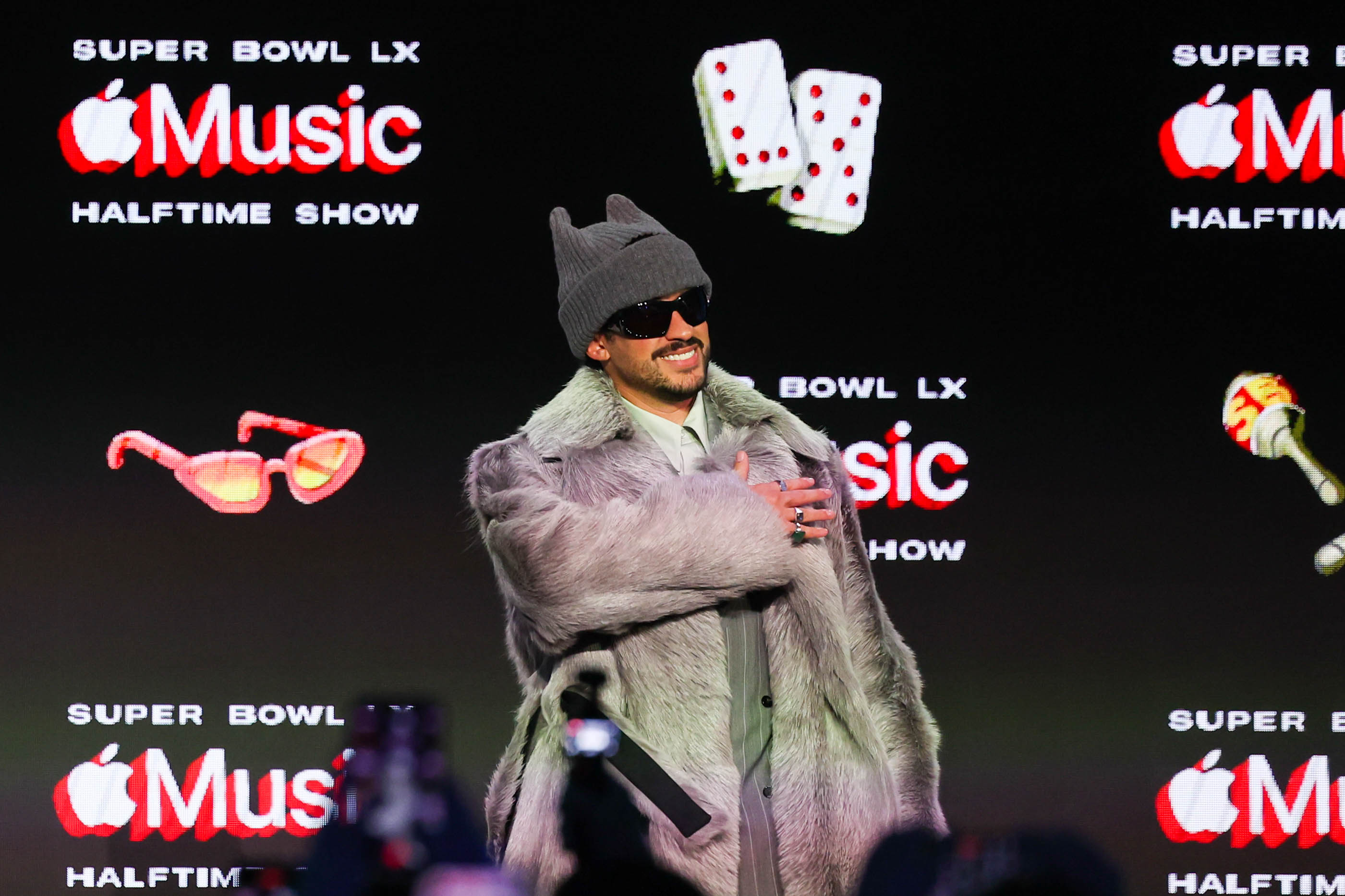 Bad Bunny talks Super Bowl Halftime Show at event in San Francisco
