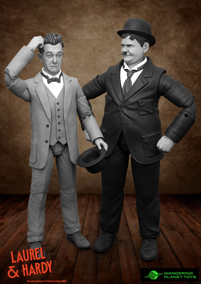 Action Figure Insider » Laurel & Hardy Action Figures Launch on