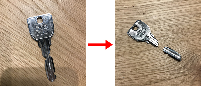 折れた鍵で合鍵作ってみた！ - 株式会社あんしん壱番