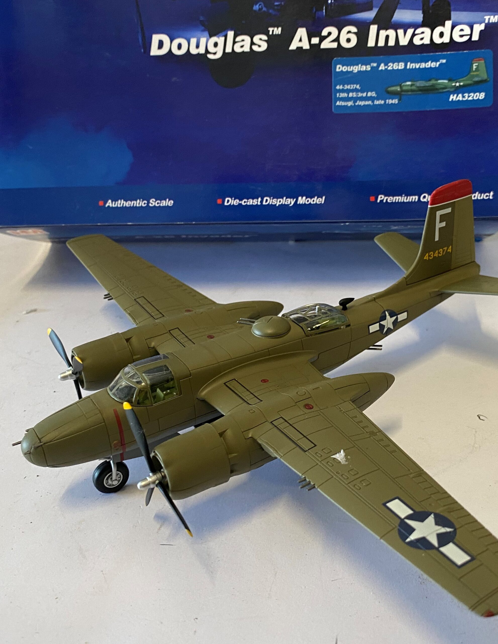 Hobby Master A26 Invader 1:72 #3208 - Big Bill's Die Cast