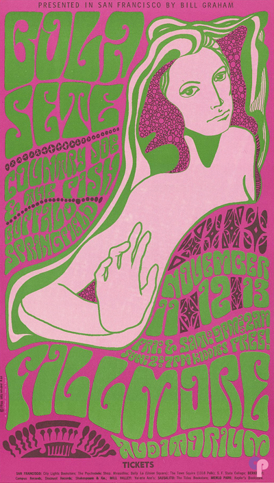 Fillmore Auditorium 11/11-13/66 - BG-36 - Classic Posters