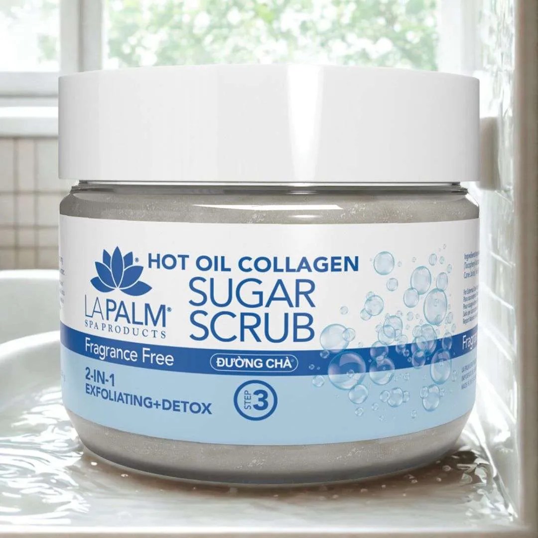 Hot Oil Sugar Scrub Fragrance Free - La Palm Products