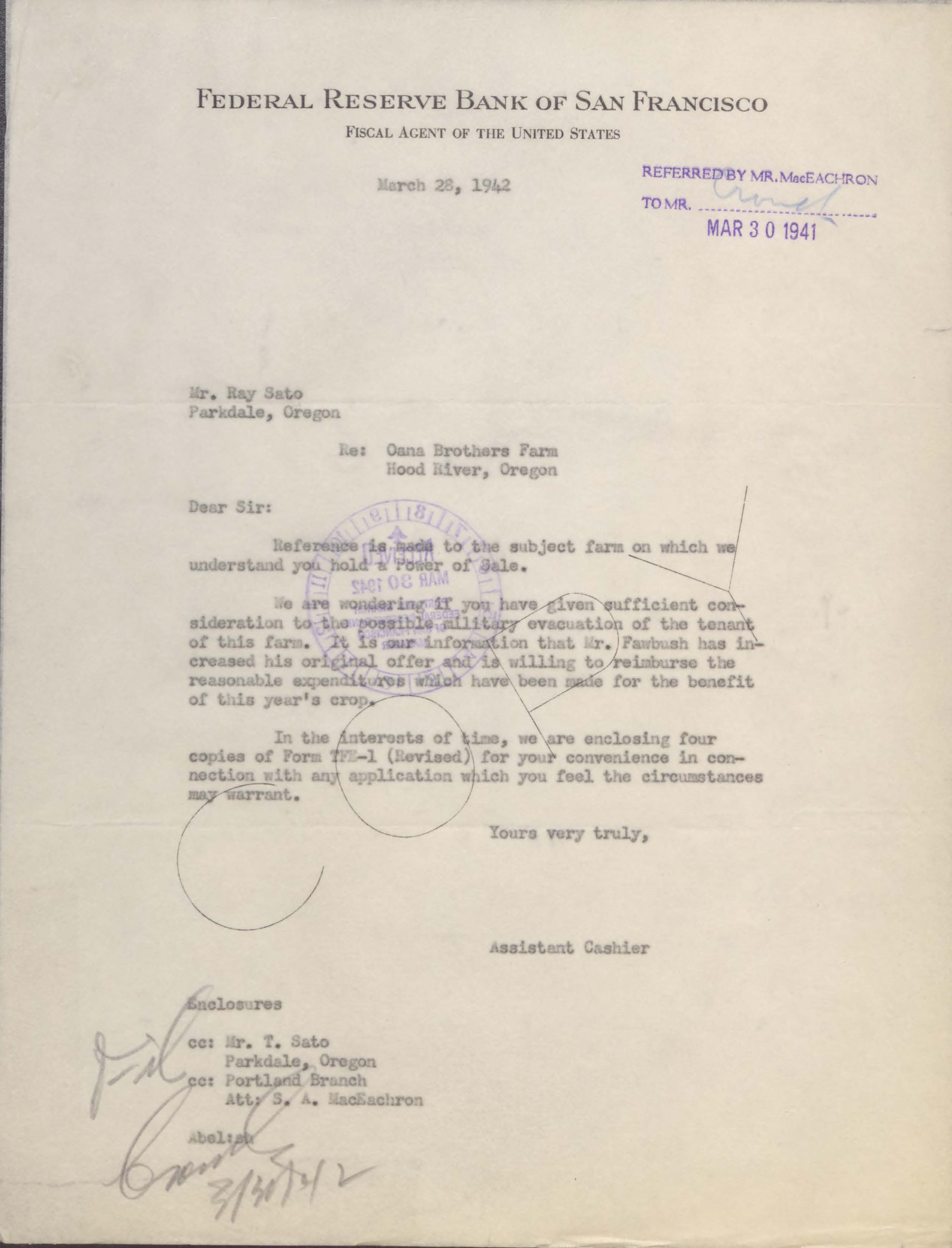 Japanese American Evacuee Property Letters – The Text Message