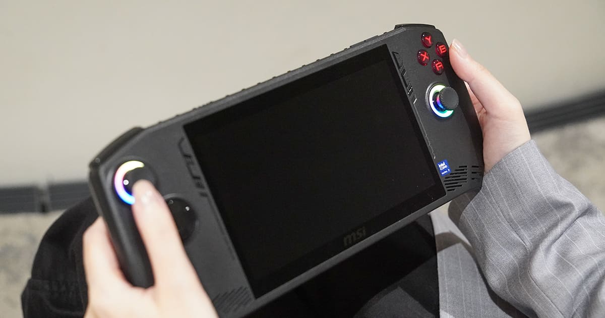 インテル入ってるMSIのポータブルゲーミングPC「Claw A1M」をレビュー