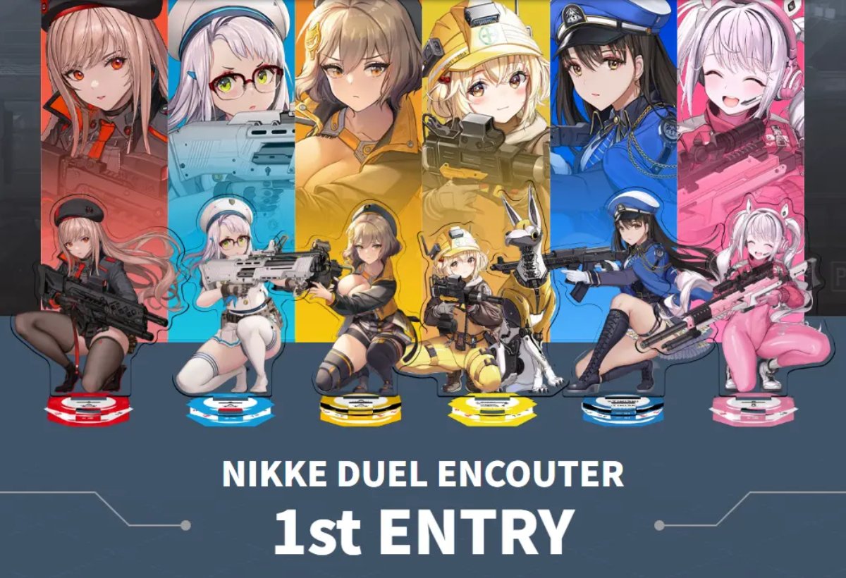 NIKKE DUEL ENCOUNTER, Battles Using Acrylic Stands and Cards, to