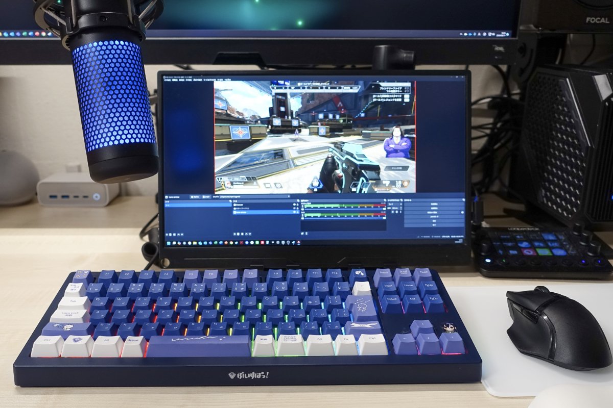 VSPO! GEAR ゲーミングキーボード 第1弾 一ノ瀬うるはEdition」開封式