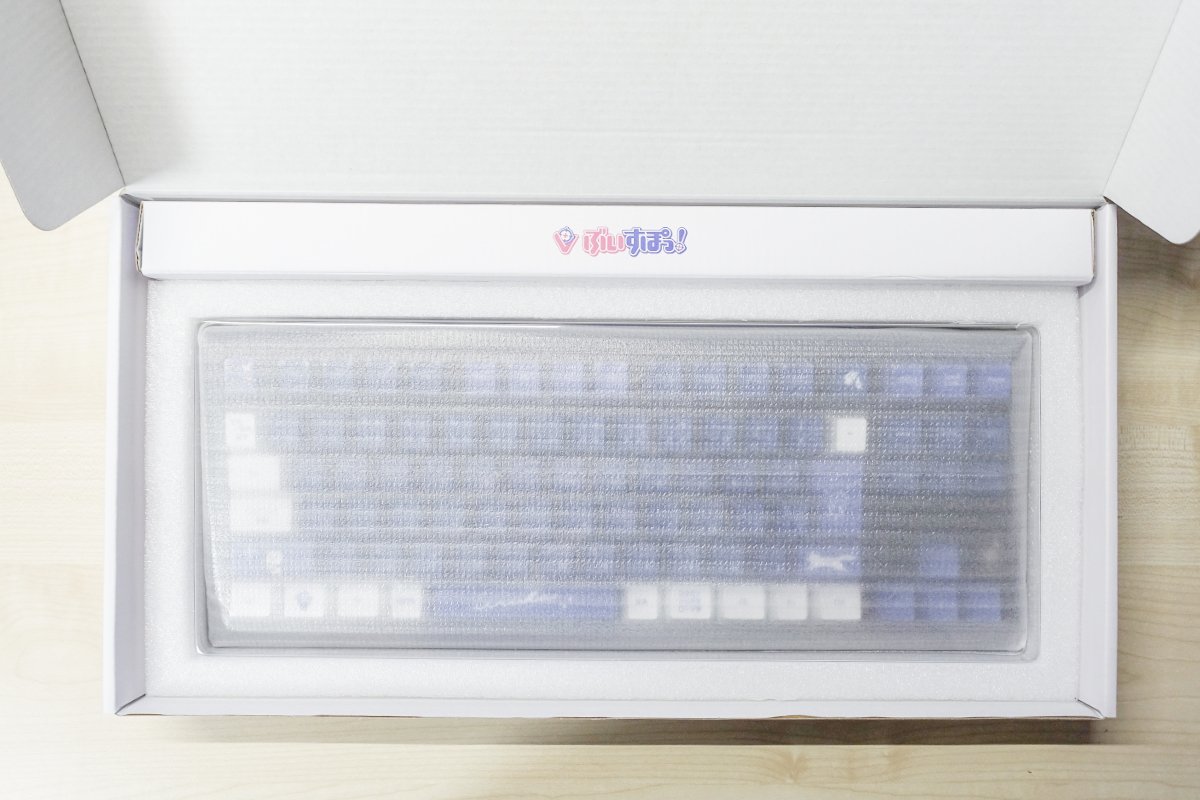 VSPO! GEAR ゲーミングキーボード 第1弾 一ノ瀬うるはEdition」開封式