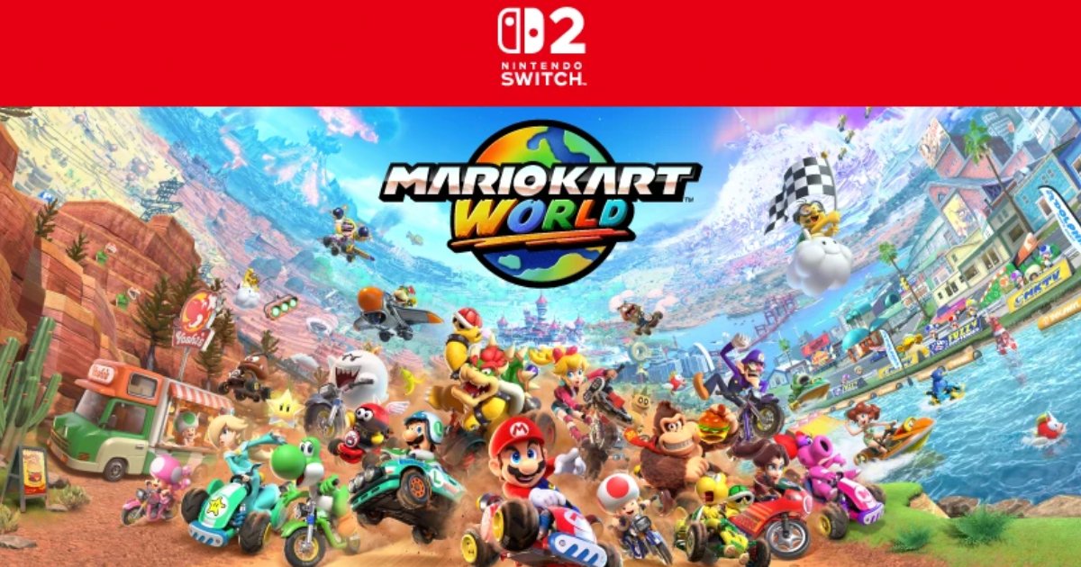 Nintendo unveils open-world MARIO KART WORLD for Switch 2