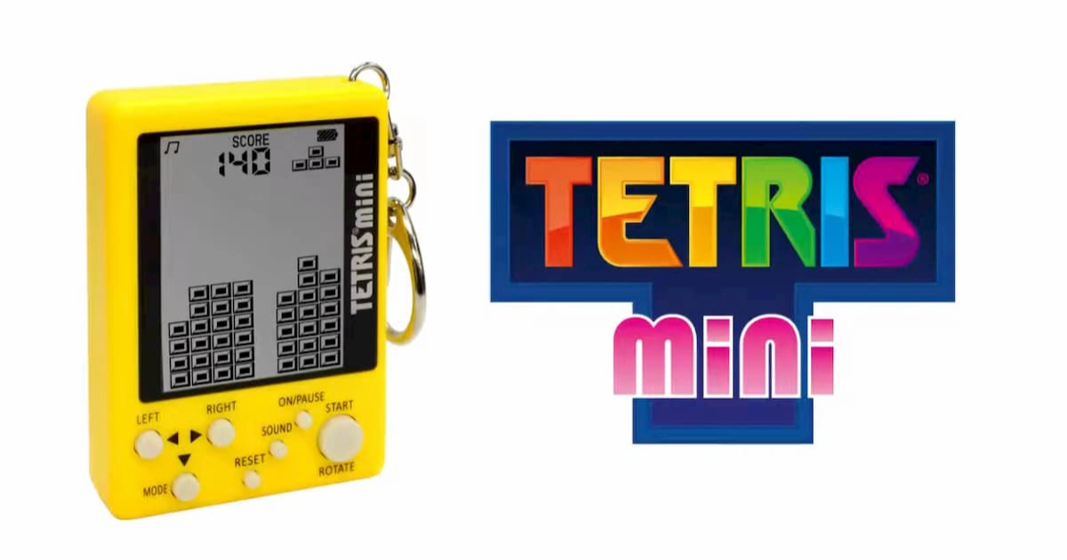 キーホルダー型携帯ゲーム機が公式ライセンスを取得し復活！「テトリス