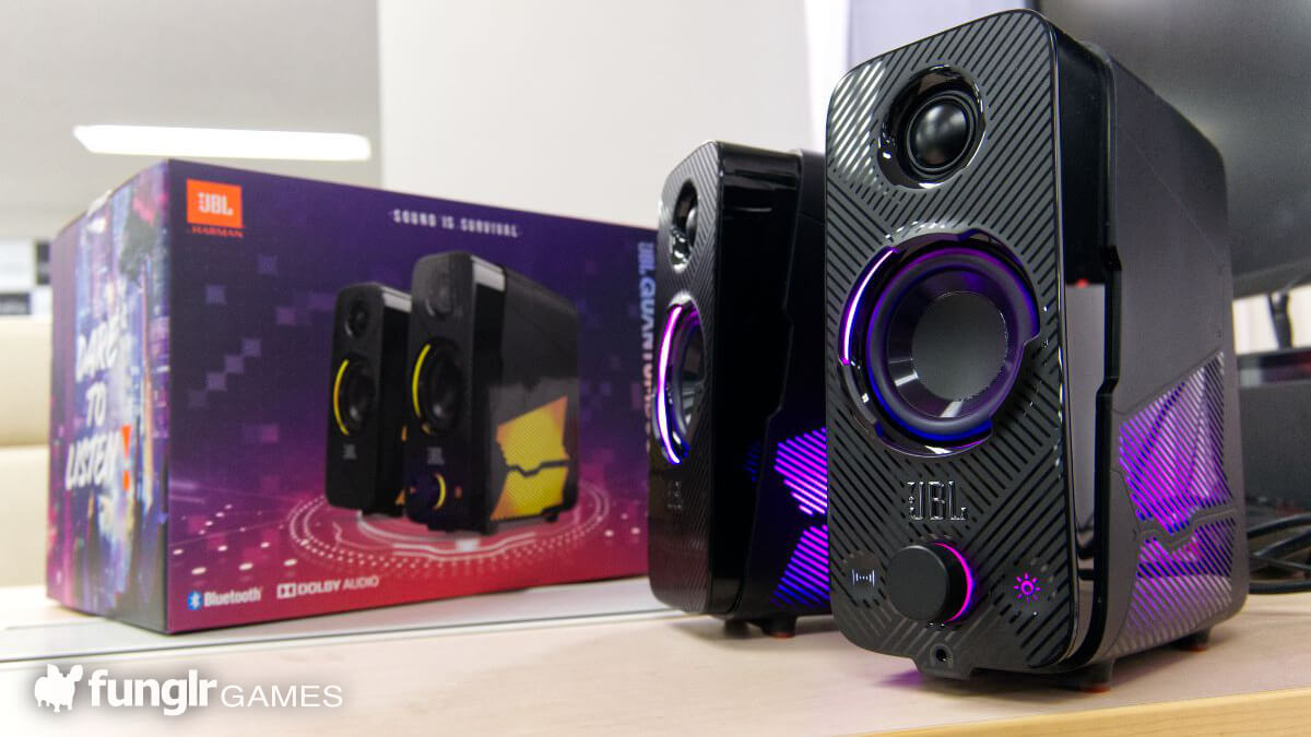 JBLの光るゲーミングスピーカー！見た目も音も大満足な「JBL Quantum