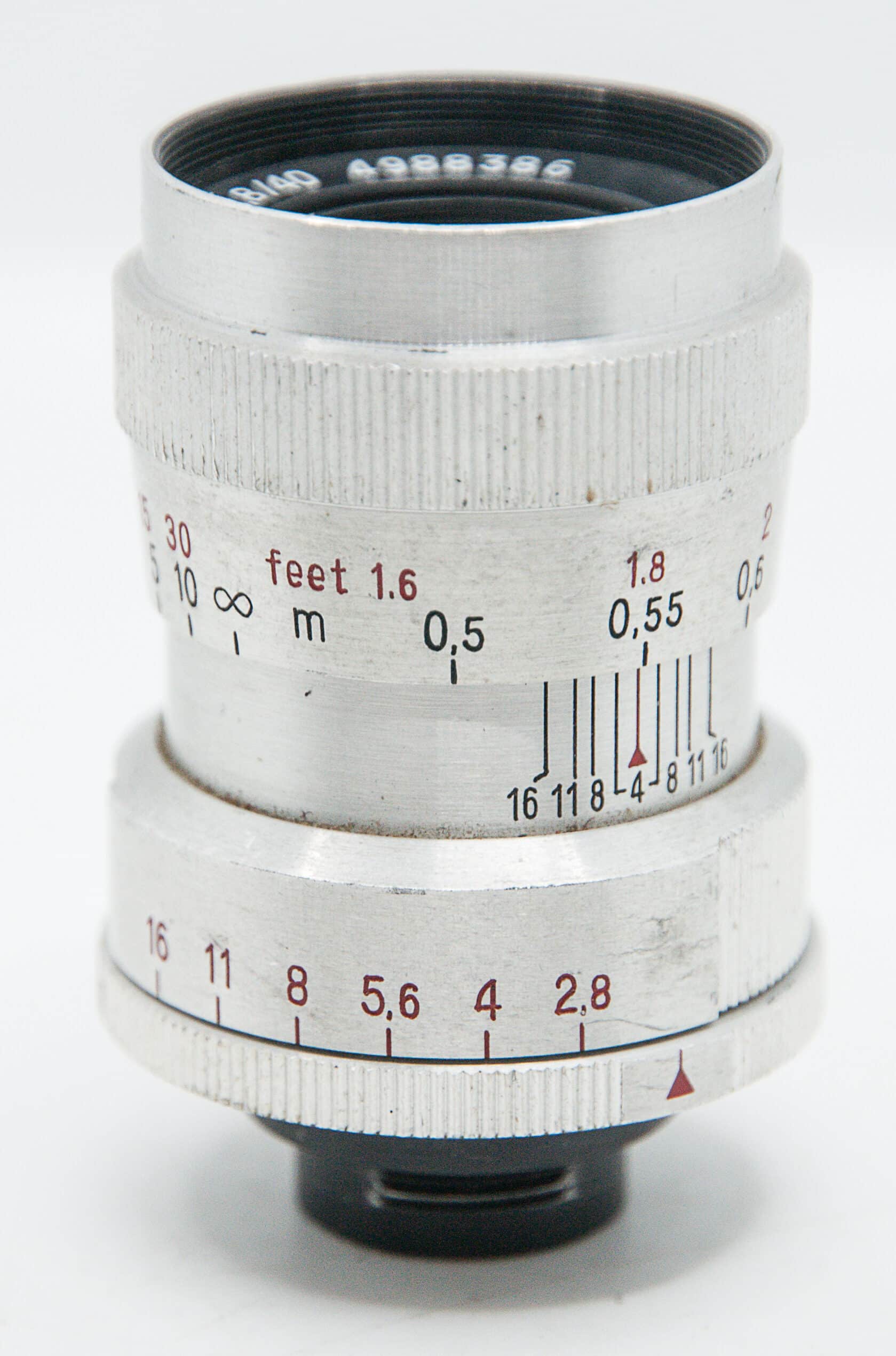 Carl Zeiss Jena Sonnar 2.8/40 40mm - Pentaka 8 - Vintagelens