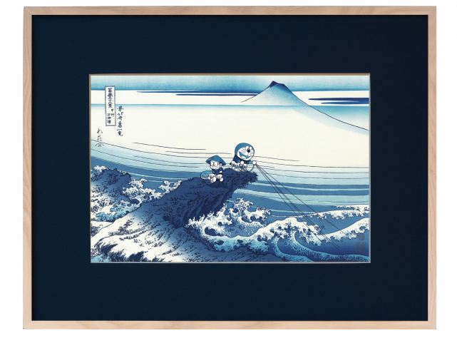 版三、「ドラえもん」浮世絵シリーズの新作を29日10時より予約受付開始