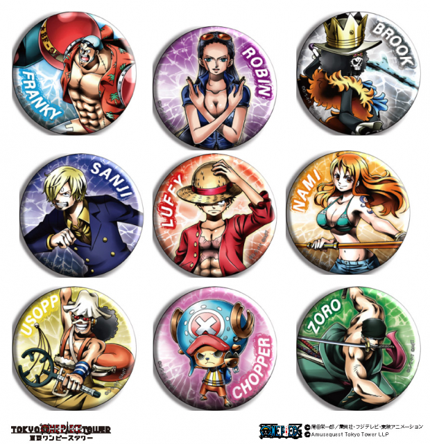 東京ワンピースタワー、クールなバトルスタイルの“麦わらの一味”を描い