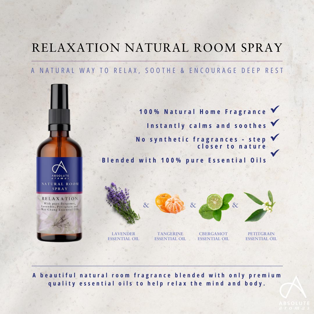 Relaxation Natural Room Spray | Room Spray - Absolute Aromas