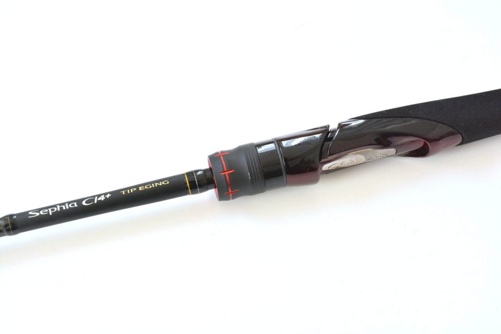 シマノ セフィア CI4+ ティップエギング S68ML-S インプレ。ピタッと