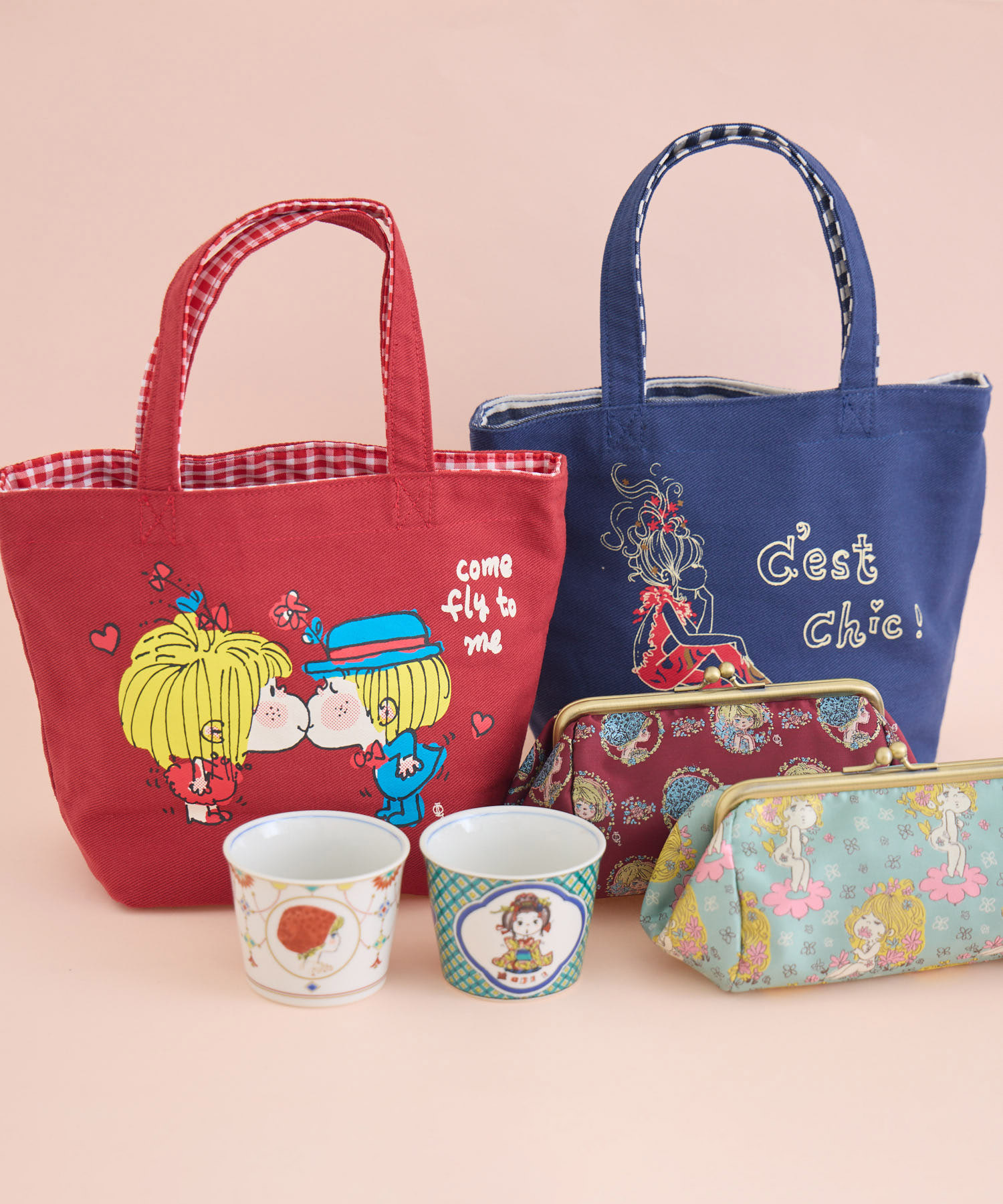 水森亜土】リバーシブルランチトート | IKG crossing