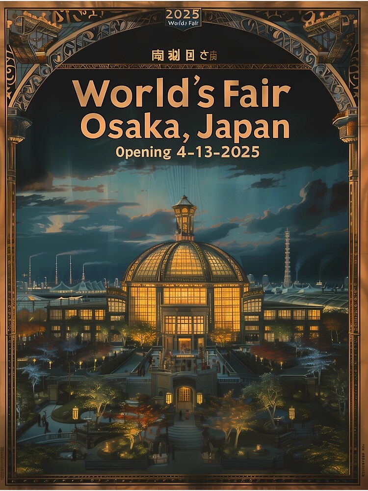 2025 World's Fair Poster - Osaka Japan World Expo