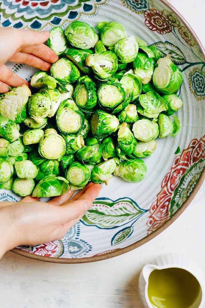 Skillet Roasted Brussels Sprouts (Whole30, Keto) | I Heart Umami®
