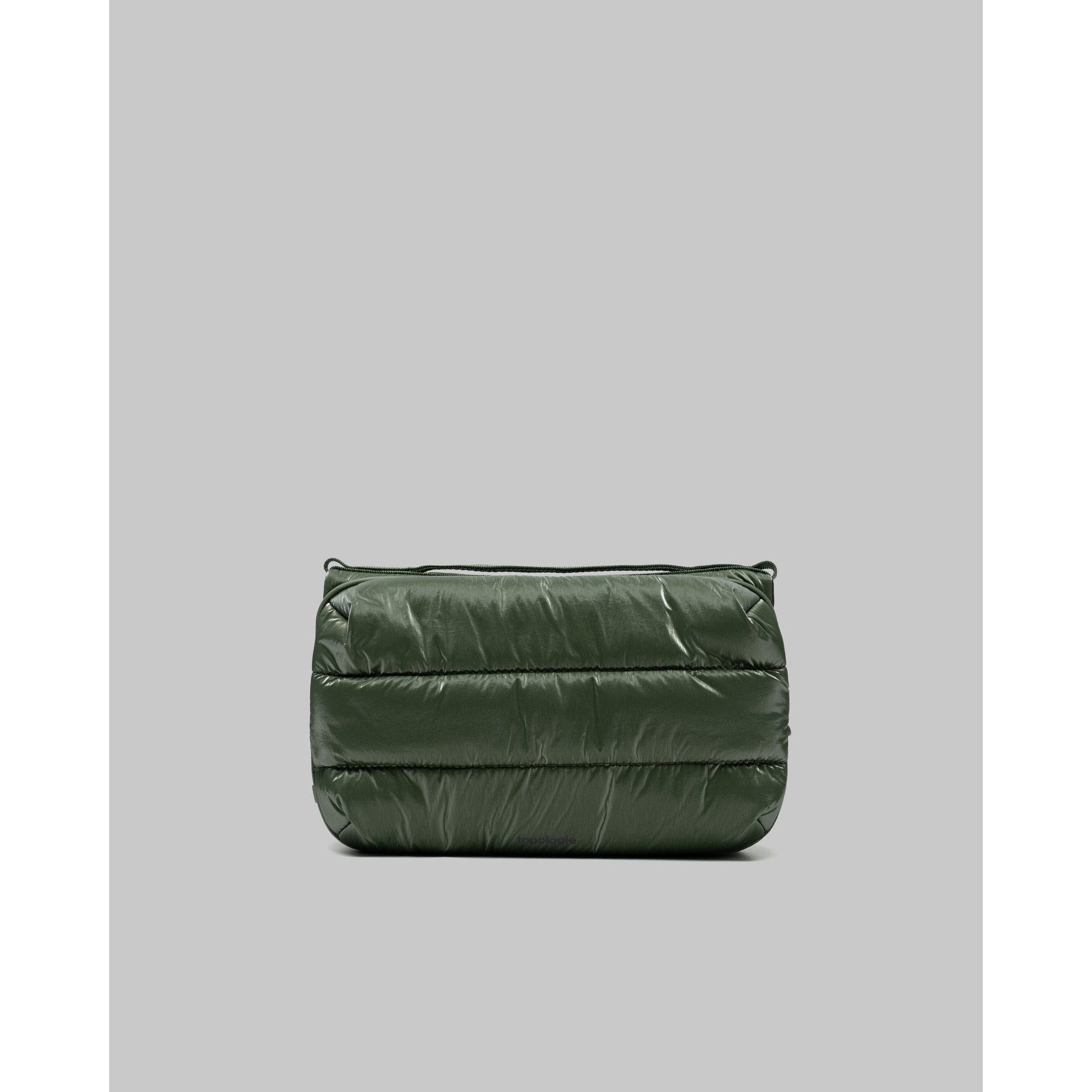 Hand bags Topologie Bottle Sacoche Large Deep Forest Metallic