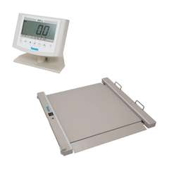 ヤマト バリアフリー体重計(検定品) スタンド付 車いす用体重計 24