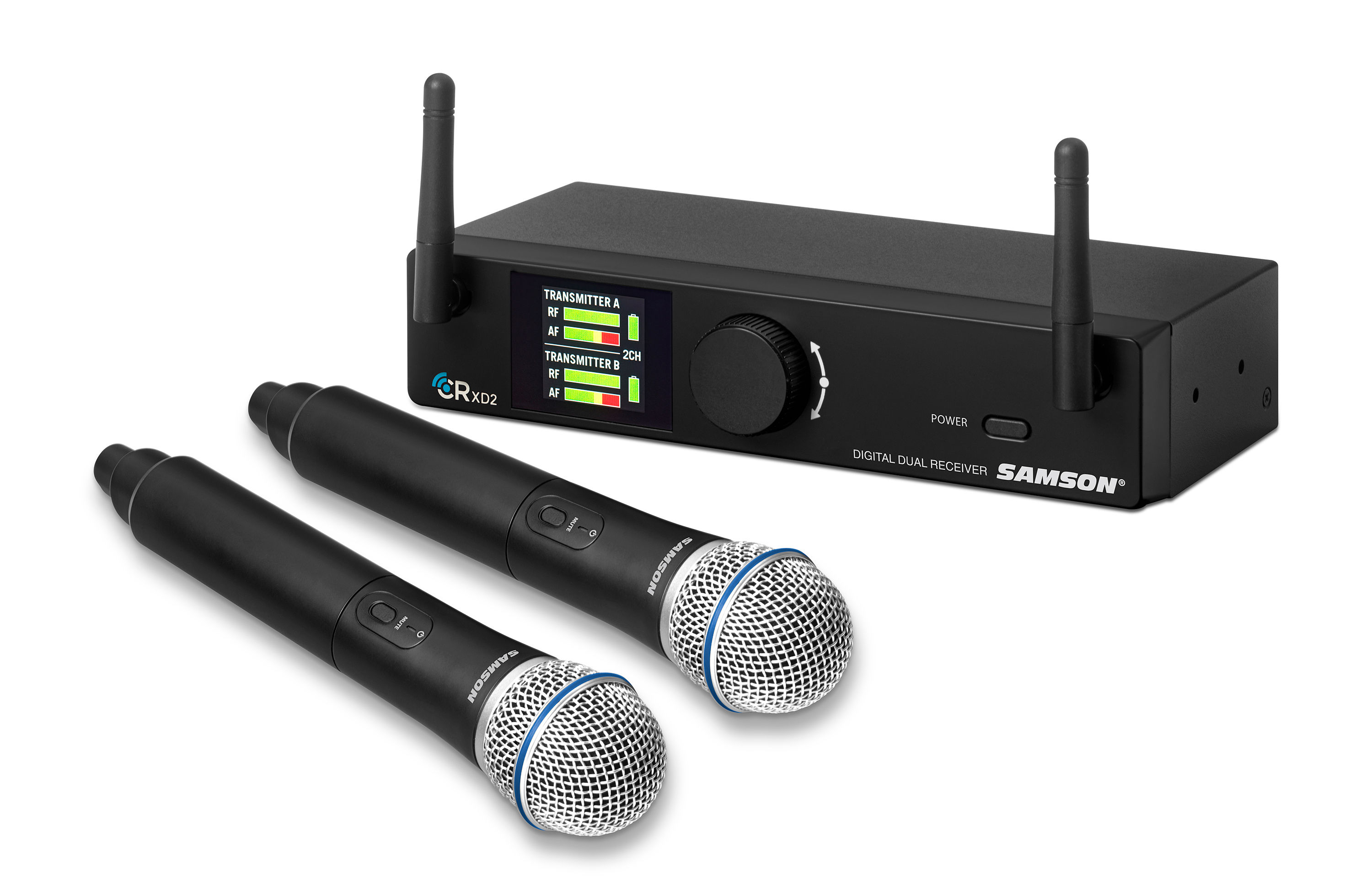 Concert XD2 Two-Channel Digital Wireless Handheld System | Samson