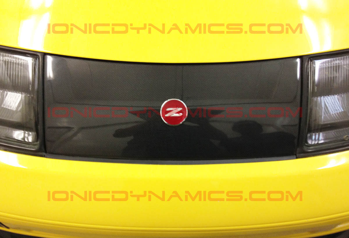 300zx OEM flat nose panel in Carbon Fiber or fiberglass. – Ionic