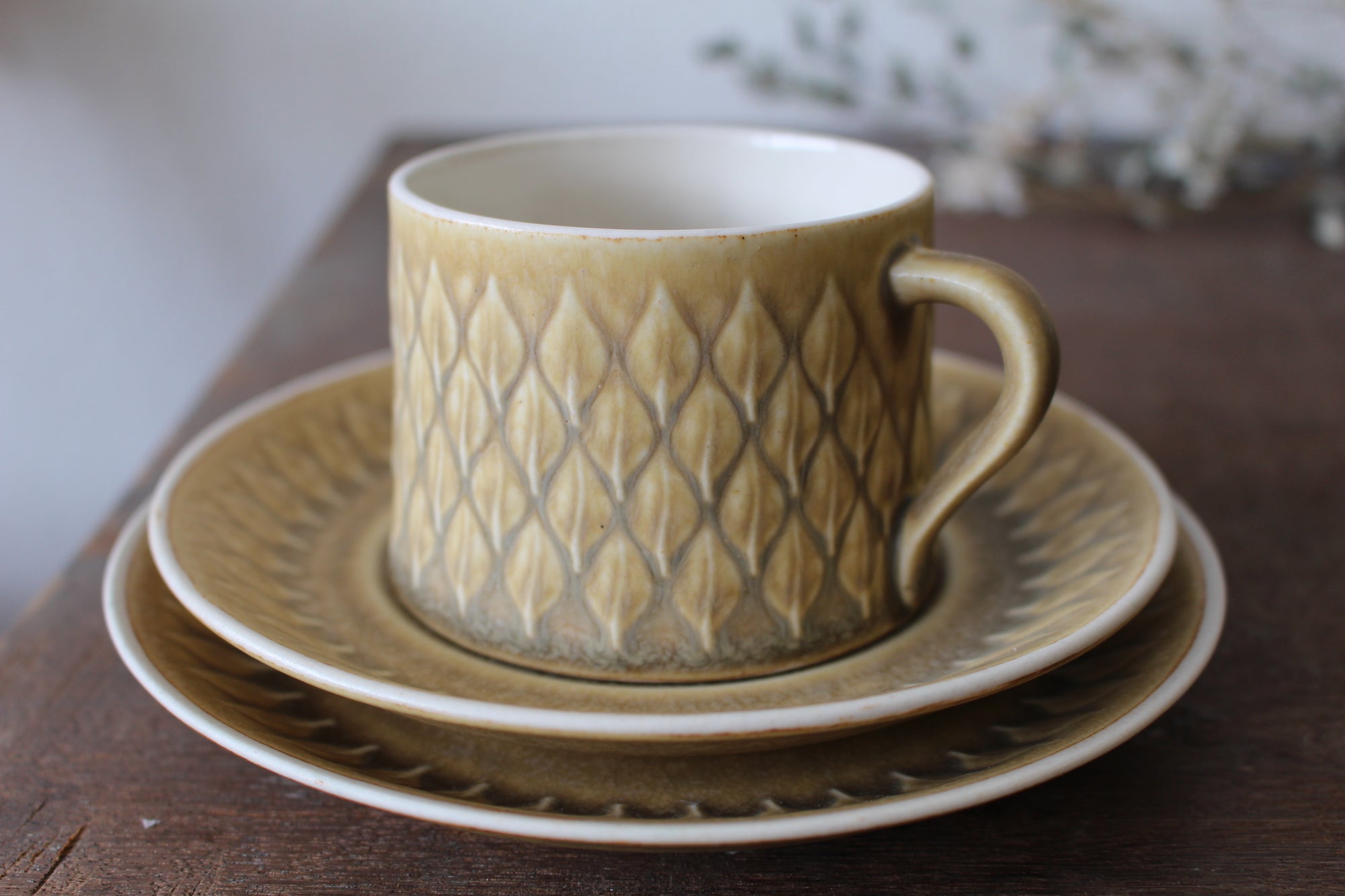 クイストゴー・レリーフ (Quistgaard Relief) トリオ/ティーカップ