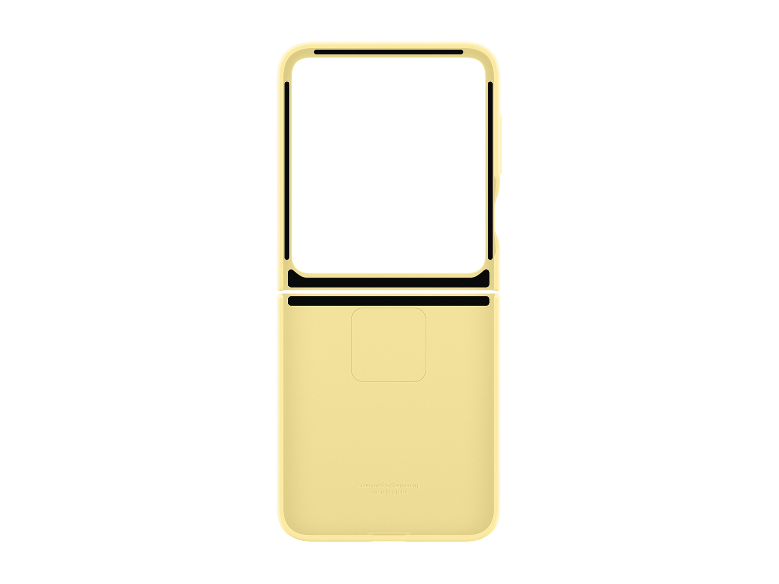 Galaxy Z Flip6 Silicone Case, Yellow Mobile Accessories - EF