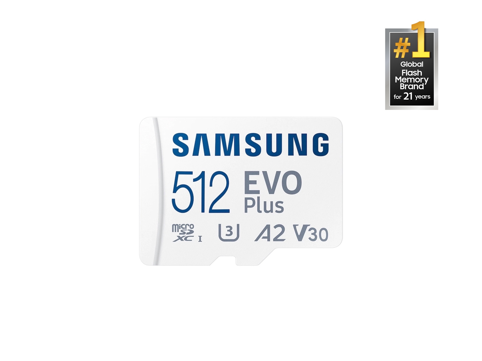 EVO Plus + Adapter microSDXC 512GB Memory & Storage - MB-MC512KA