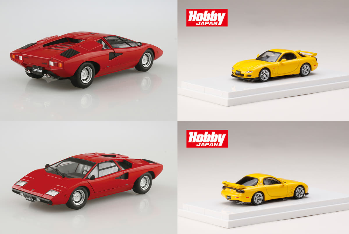 どちらも超リアル！ 「ランボルギーニ・カウンタック」のプラモデルと