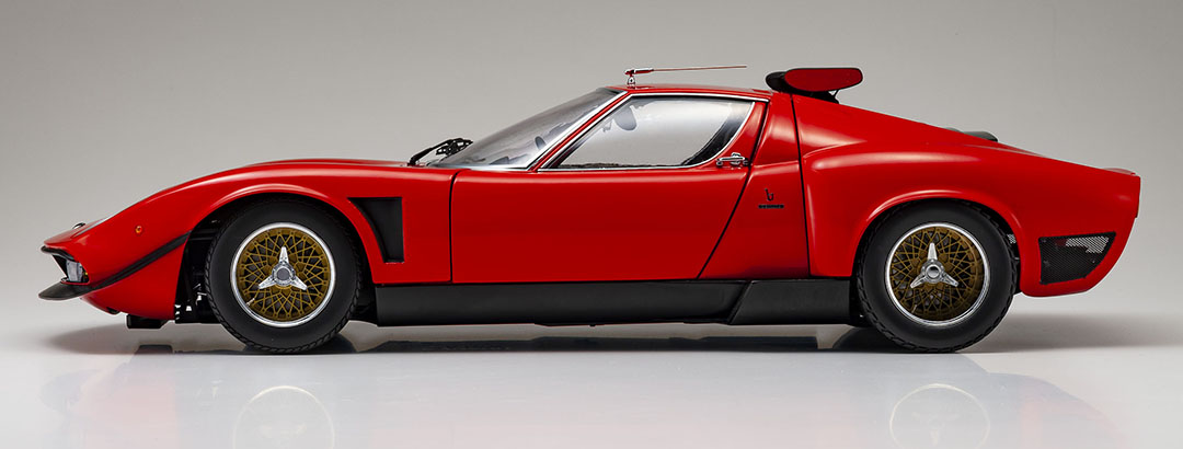 イオタ」改め「ミウラSVR」が14年ぶりに復活！ 京商から1/12スケールで