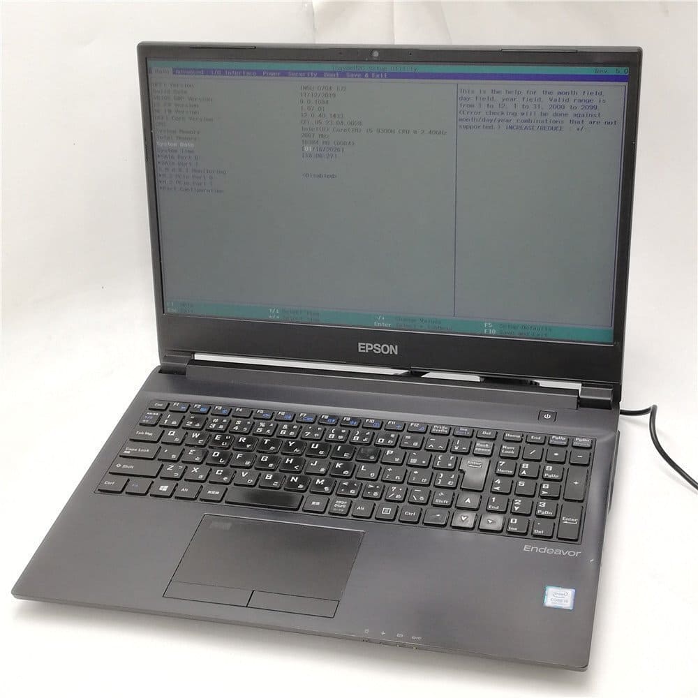 Used]With EPSON Endeavor NJ4100E seventh generation CPU SSD Web