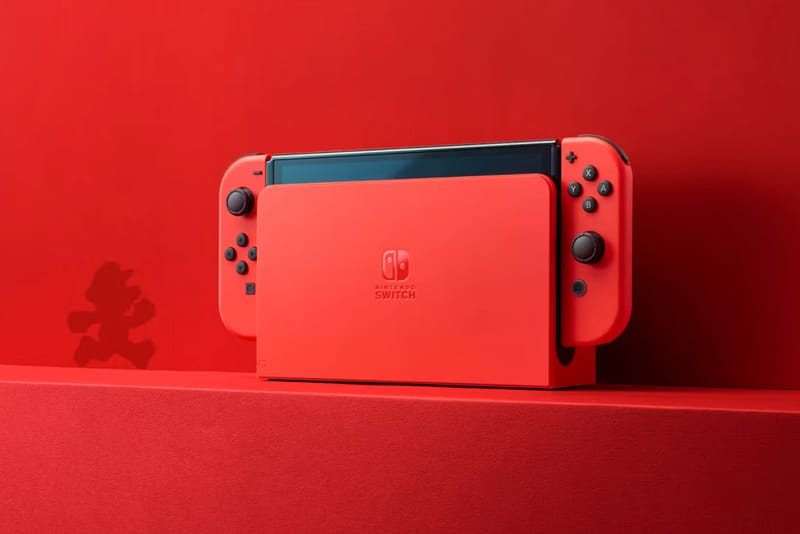 ニンテンドースイッチからマリオの赤をモチーフとした新色が登場