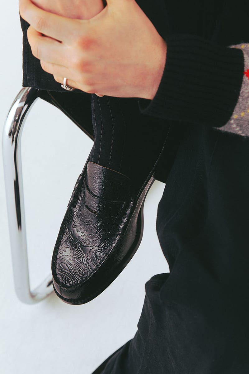 ケンフォードファインシューズのペイズリーローファーの新ルックが公開