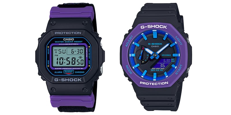 Casio G-Shock Grape DW-5600THS and GA-2100THS Release | Hypebeast