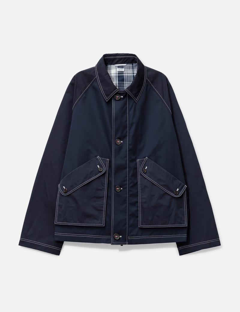Thom Browne - Typewriter Cloth Cropped Field Jacket | HBX